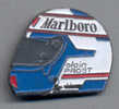 Casque Bleu F1 Alain Prost Marlboro - Car Racing - F1