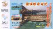 Yangouxia Hydroelectric Power Station Ad,  Pre-stamped Card , Postal Stationery - Eau