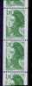 2 ROULETTES LIBERTE 1,70 F Vert (n° 84) & 2,10 F Rouge (n° 85) - 2 Chiffres Au Verso Sur Chacune - Coil Stamps