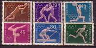 L1375 - JEUX OLYMPIQUES 1960 BULGARIE BULGARIA Yv N°1024/29 ** - Ungebraucht