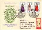 RDA  FDC  Costumes Historiques Sorabes  2 Devants D´enveloppes Ayant Circulé - Lettres & Documents