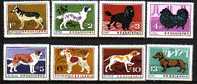 BULGARIA / BULGARIE / BULGARIEN - 1964  - Dogs - 8v ** - Neufs