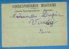 FRANCE - CORRESPONDANCE MILITAIRE - Carte Réponse - Storia Postale