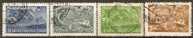 Russia / Soviet Union 1943 Mi# 856-859 Used - Gebraucht