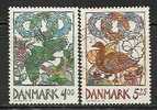 DENMARK - FAUNA - BIRDS - MESSAGERS Du Printemps - Yvert # 1210/1  - VF USED - Oblitérés