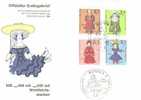 Germany  - Mi-Nr 571/574 FDC (W093)- - 1961-1970