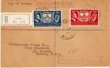 IRL085 / USA-Verfassung, Harfe, Adler, Washington. FDC 1939 - Lettres & Documents