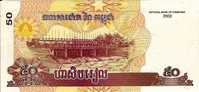 50 Riels  "CAMBODGE"    2002    UNC   Ro 16 -  19 - Kambodscha