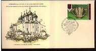 Jolie FDC 1er Jour Russie Cathédrale Sainte Sophie Novgorod Tp Obl CAD 28-11-1978 - Calice En Argent Maître Bratilo - FDC