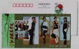 Textile & Fashion Design Competition,Model,China 2002 Jiangxi Fashion College Advertising Pre-stamped Card - Textiel