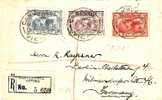 AUS227 / Kingsford Smith,  Luftpostsatz, FDC-Einschreiben, Camberwell Vic. -Berlin - Lettres & Documents