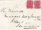 NSW035/ Burrowa/Albury-Hobart 1904  (Stempel 180) - Briefe U. Dokumente