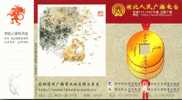 Monkey Hubei Radio Station Ad    Pre-stamped Card , Postal Stationery - Monkeys