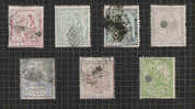 ESPAGNE, SPAIN, 1873-74  EDIFIL 132-133-138-145-150-153 @ - Gebraucht