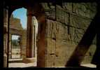 EGYPT / EGYPTOLOGY / LUXOR TEMPLE / RELIEF IN THE FORECOURT / VF . - Luxor