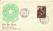 ITALIA 1967  FDC GIURAMENTO DI PONTIDA 7 APRILE 1167. ANNULLO PARMA. - Mythologie