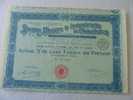 SOCIETE MINIERE & INDUSTRIELLE DE PLAKALNITZA  S.A.PARIS  SCRIPOPHILIE : COLLECTIONNEUR TITRE / ACTION BOURSE PERIMES - Mines