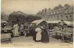 Carte Postale Ancienne Broglie - Le Marché - Commerces - Pont-de-l'Arche