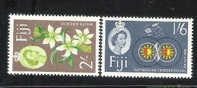 Fiji 1962-67 QE Def Orchids Mint - Fiji (...-1970)