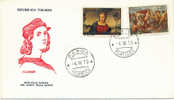 ITALIA 1970  FDC RAFFAELLO SANZIO PITTORE ARCHITETTO 1483-1520. ANNULLO PARMA. - Religion