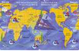 4 Telecartes NOUVELLE ZELANDE En Puzzle (1) WHITBREAD Course Du Monde 1993-94 - NEW ZEALAND YACHT RACE HEINEKEN TROPHY - Puzzles