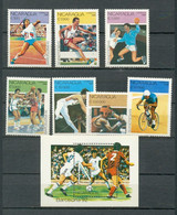 NICARAGUA 1990 - OLYMPIC GAMES OF BARCELONA 92 -,  YVERT 1530/1536** + BLOCK - 197** - Sommer 1992: Barcelone