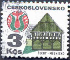 Pays : 464,2 (Tchécoslovaquie : République Fédérale)  Yvert Et Tellier N° :  1920 A (o)  Fluorescent - Usati