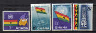 21 - GHANA 1959 , Nazioni Unite Serie N. 60/63  *** - Briefmarken