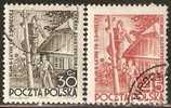 Poland 1951 Mi# 719-720 Used - Gebruikt