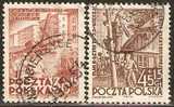 Poland 1952 Mi# 746-747 Used - Gebruikt