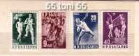 Bulgaria 1950    Sport 4v.- Set MNH** - Volleyball