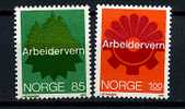 Norvège ** N° 641/642 - Sécurité Au Travail - Nuovi