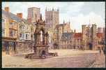 J. Salmon Postcard Market Place Wells Somerset - Ref 80 - Wells