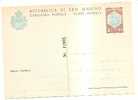 3798)intero Postale Con 40£ Rep. San Marino  Nuovo - Sonstige & Ohne Zuordnung