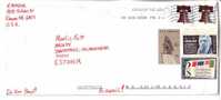 GOOD Postal Cover USA ( Omaha ) To ESTONIA 2008 - Nice Stamped: Fulton ; Erikson - Cartas & Documentos