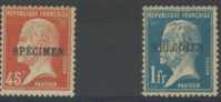 FRANCE  N° 175  C I 1   ET  179   C I 1 - Specimen