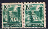 D Rh-Pf Rheinland-Pfalz 1947 Mi 4 (Paar) - Rheinland-Pfalz