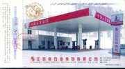 Petrol Gas Station ,  Pre-stamped Card, Postal Statieonery - Aardolie