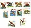 Série Neuve** De Pologne, N°1423-32, Animaux Préhistoriques: Dinosaures - Unused Stamps