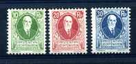 Liechtenstein  :  Yv  72-74  * - Unused Stamps