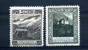 Liechtenstein  :  Yv  102-03  * - Unused Stamps