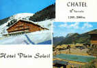 Carte Postale 74. Châtel  "Pein Soleil"   Trés Beau Plan - Châtel