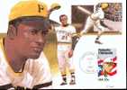 ETATS UNIS CARTE MAXIMUM NUM.YVERT  1544 SPORT BASE BALL ROBERTO CLEMENTE - Cartes-Maximum (CM)