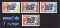 Service  N° 46/49  Neuf (sans Trace) Serie Compl. 4 Valeurs - Mint/Hinged