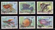 BULGARIA / BULGARIE - 1993 - Poissons - 6v  Obl. - Used Stamps