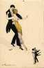 ILLUSTRATEUR X. SAGER - REHAUSSE REMARQUE - LE TANGO - DANSEUSE - SERIE B.G. Paris N° 574 - Sager, Xavier