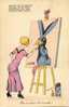 ILLUSTRATEUR X. SAGER - SERIE K.F. Paris N° 4311/3 - FEMME PEINTRE - CHEVALET Et PEINTURE De LAPIN - Sager, Xavier