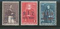 BELGIQUE 305/307 * Charnière - Unused Stamps
