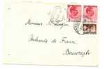 REF LAR2 - ROUMANIE - LETTRE TARGOVISTE / BUCAREST 2/12/1939 - Postmark Collection