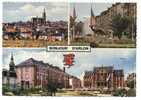 Arlon. Aarlen. Bonjour. 3 Vues: Place Astrid, église, Hôtel De Ville. Groeten. 3 Zichten: Astrid Plein, Kerk, Stadhuis. - Arlon